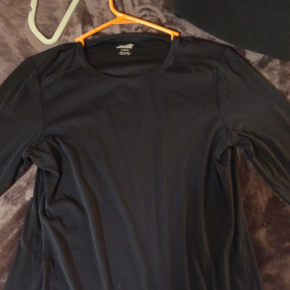 Avia Black Athletic Long Sleeve Top